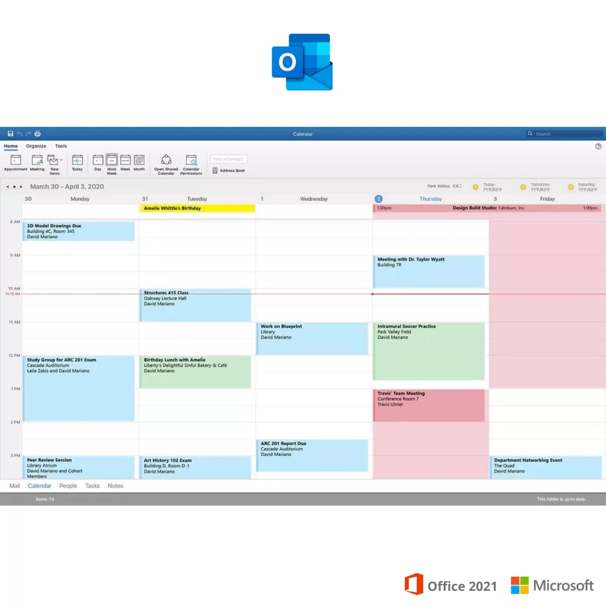 Outlook Microsoft Office 2021 Famille et Petite Entreprise