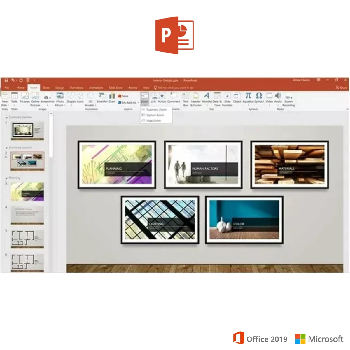 PowerPoint Microsoft Office 2019 Famille et Etudiant