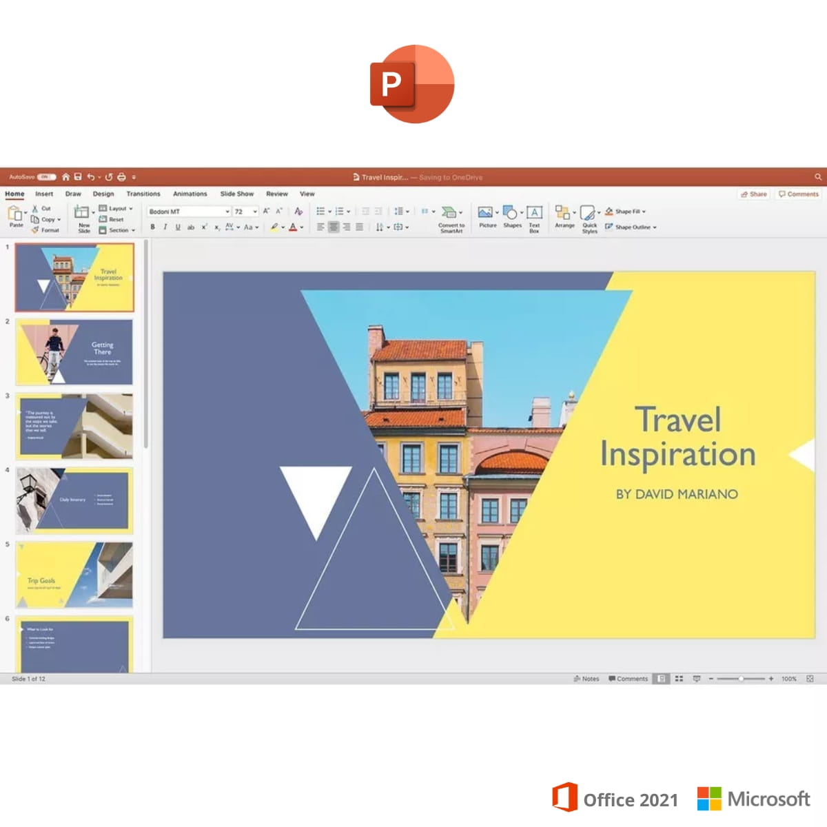 PowerPoint Microsoft Office 2021 Famille et Etudiant